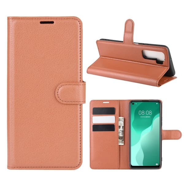 Classic Huawei P40 Lite 5G veske - Brun Brown