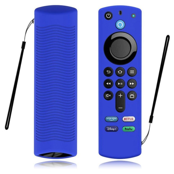 Amazon Fire TV Stick 4K (3:e) Y27 silikonöverdrag för handkontro Blå