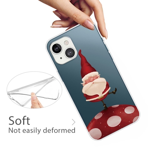 Julfodral till iPhone 14 Plus - Tomte Och Tomte Röd