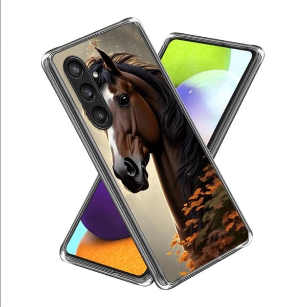 Deco Samsung Galaxy S24 Plus kotelot - Hevonen Brown