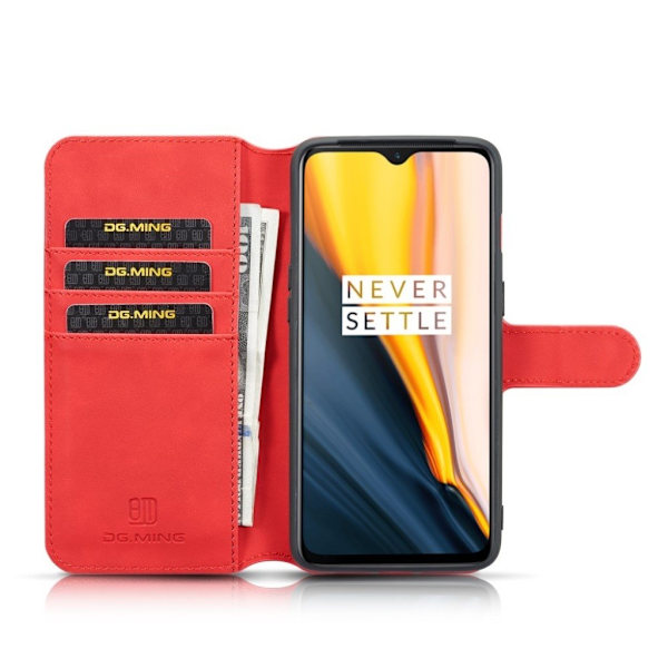 DG.MING OnePlus 7 Retro kotelot - Punainen Red
