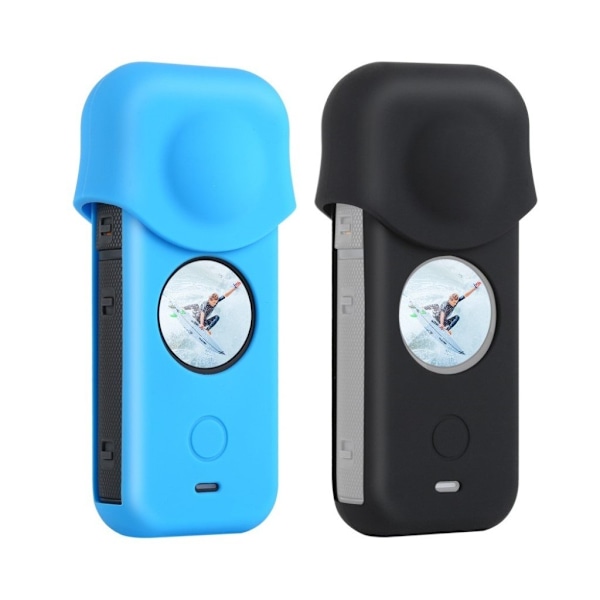 PULUZ Insta360 One X2 silikonfodral - Blå Blå