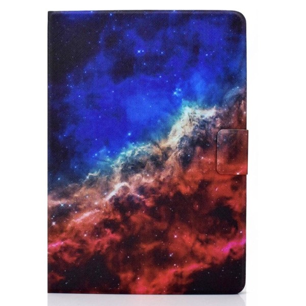 Amazon Fire 7 (2022) viileä kuvio nahkakotelo - Tähtiyö Multicolor