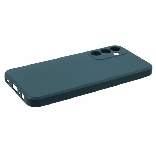 Mikrofiberforet blødt gummi Samsung Galaxy A15 cover - Sort Black