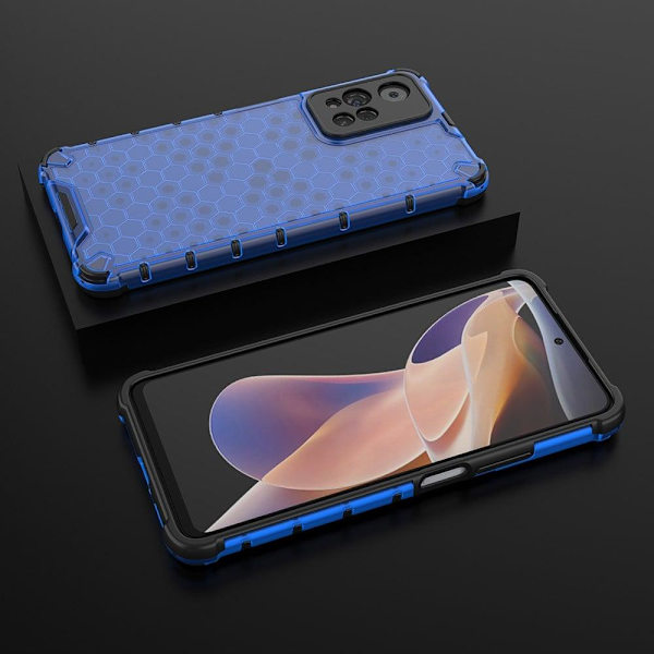 Bofink Honeycomb Xiaomi Redmi Note 11 Pro Plus 5G skal - Blå Blå