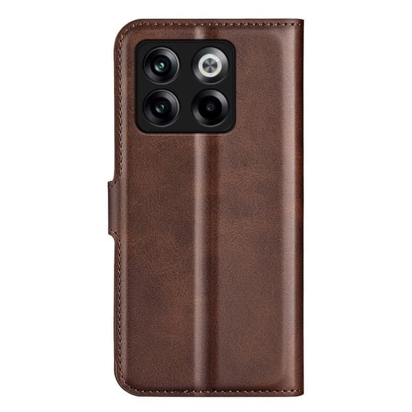 Lompakko Nahkakotelo For OnePlus Ace Pro / 10t - Ruskea Brown