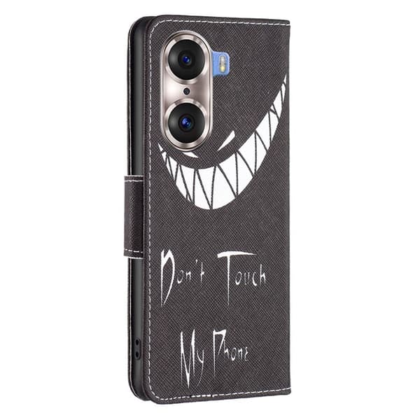 Wonderland Honor 60 Pro flip-etui - Ikke Rør Telefonen Min Black