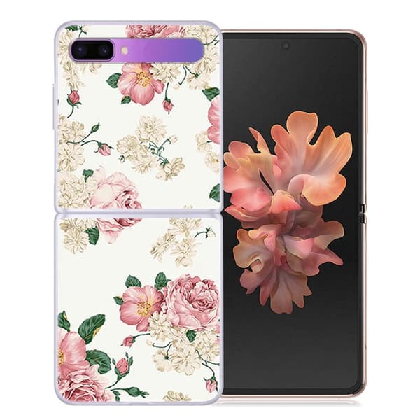 Deco Samsung Galaxy Z Flip 5G Suojakotelo - Pink Roses Multicolor