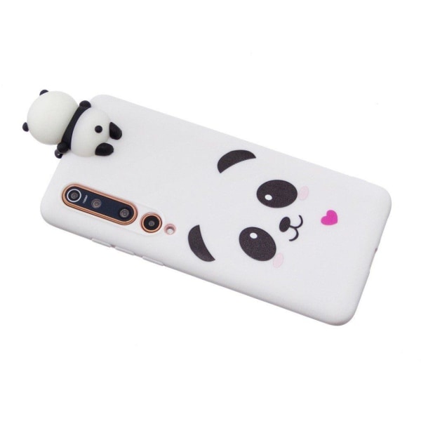 Cute 3D Xiaomi Mi 10 / Xiaomi Mi 10 Pro skal - Vit Vit