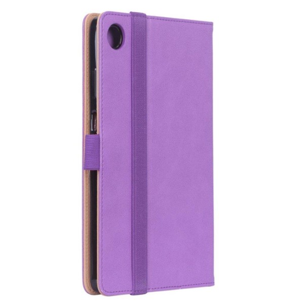 Lenovo Tab M8 business style leather case - Purple Lila