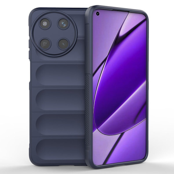 Mjukt greppformat Realme 11 5G skal - Mörkblå Blå