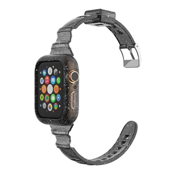 glitter themed rem til Apple Watch Series 6 / 5 40mm - sort Black