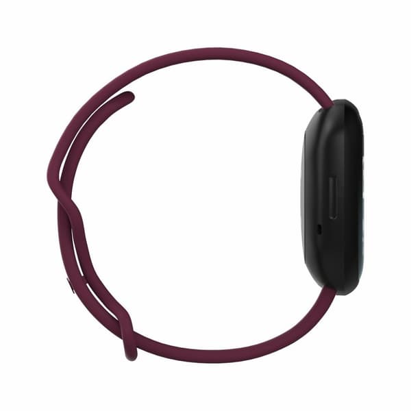 Fitbit Versa 3 / Sense silikone rem - Burgundy Størrelse: S Purple