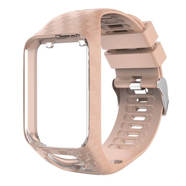 TomTom Runner 3 / Golfer 2 radium silikoneurrem - rosaguld Pink