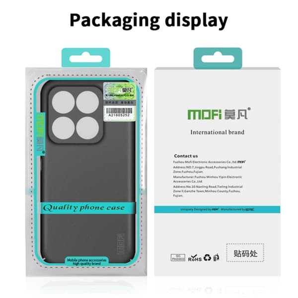 MOFI Xiaomi 14 Pro slim shield deksel - Sølv/Grå Silver grey