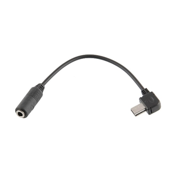 3.5mm Mikrofoni Adapteri Kaapeli Gopro Hero Kameralle Black