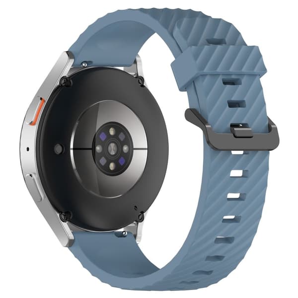 Samsung Galaxy Watch7 40mm / 44mm urrem 20mm silikone urrem - Grå Blå Blue