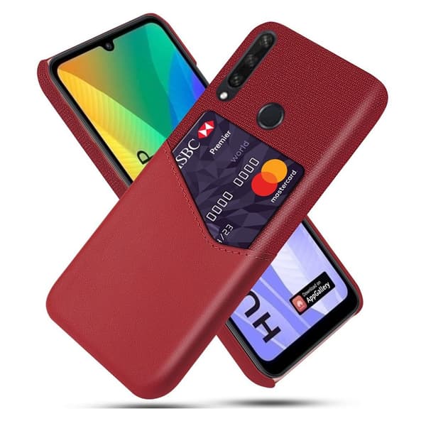 Bofink Huawei Y6p Card Cover - Rød Red