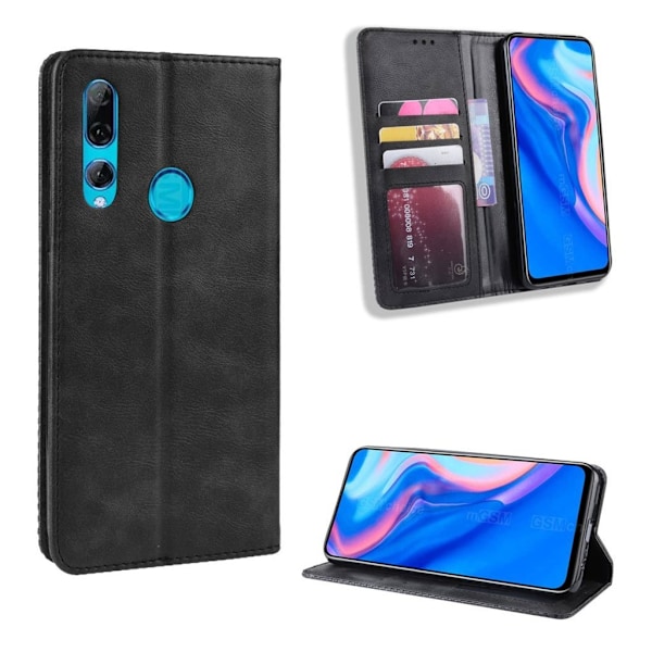 Bofink Vintage läder Huawei P Smart Z fodral - Svart Svart