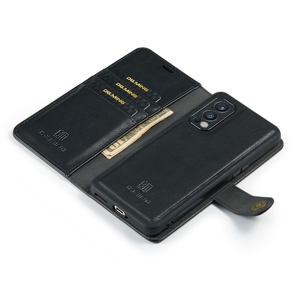 DG.Ming OnePlus Nord 2 5G 2-in-1 Pung Etui - Sort Black