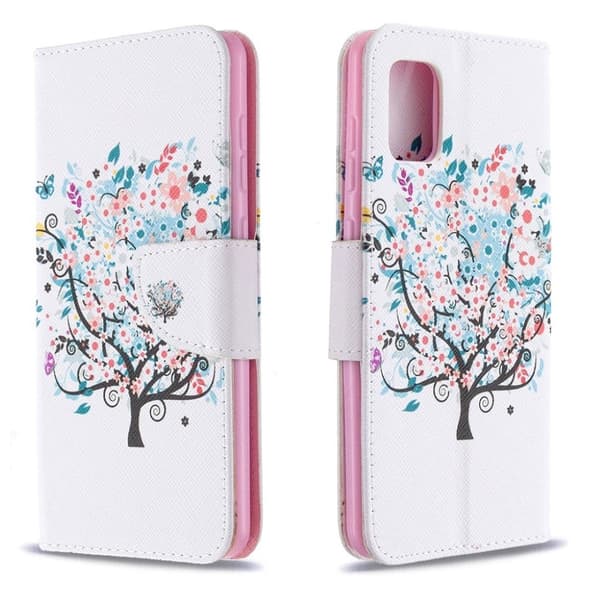 Wonderland Samsung Galaxy A31 Etui - Blomstertræ Multicolor