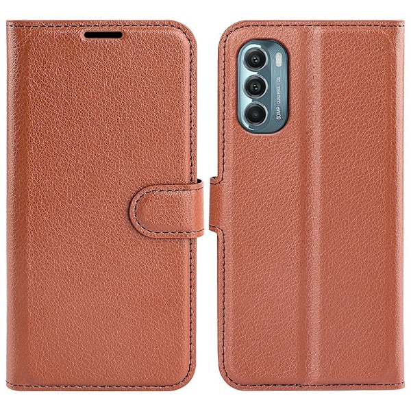 Klassisk Motorola Moto G Stylus 5G (2022) flip etui - Brun Brown
