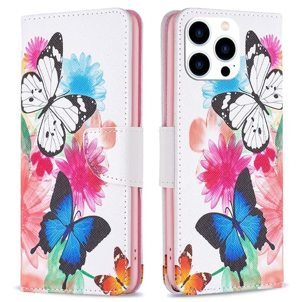 Wonderland iPhone 16 Pro fodral -Två Fjärilar multifärg