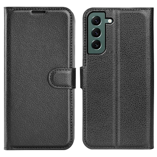 Klassisk Samsung Galaxy S23 Plus Flip Etui - Sort Black