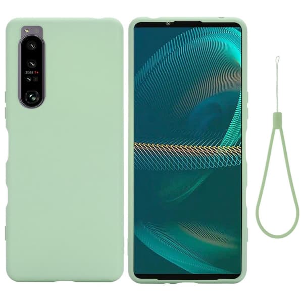 Matte Liquid Sony Xperia 1 IV silikone cover - Grøn Green