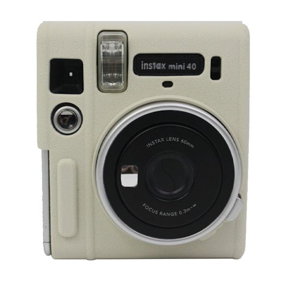 Fujifilm Instax Mini 40 silikonisuojus - Harmaa Silver grey