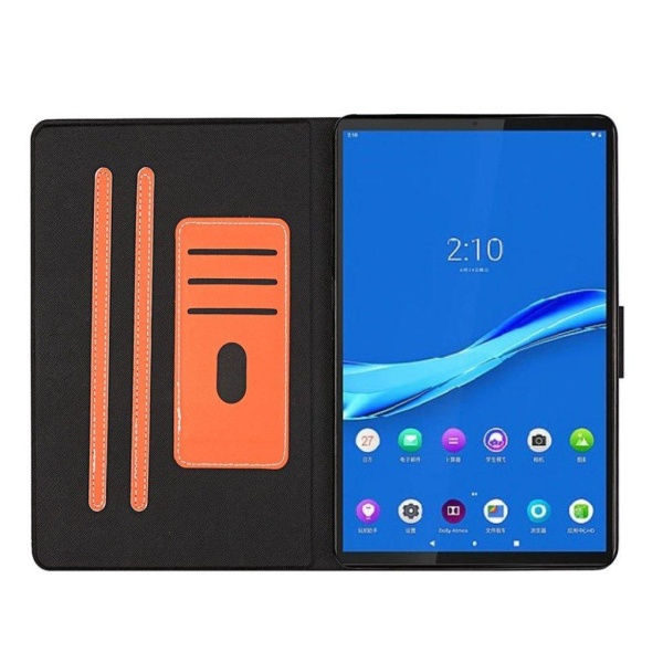 Lenovo Tab M10 FHD Plus simple themed leather case - Orange Orange