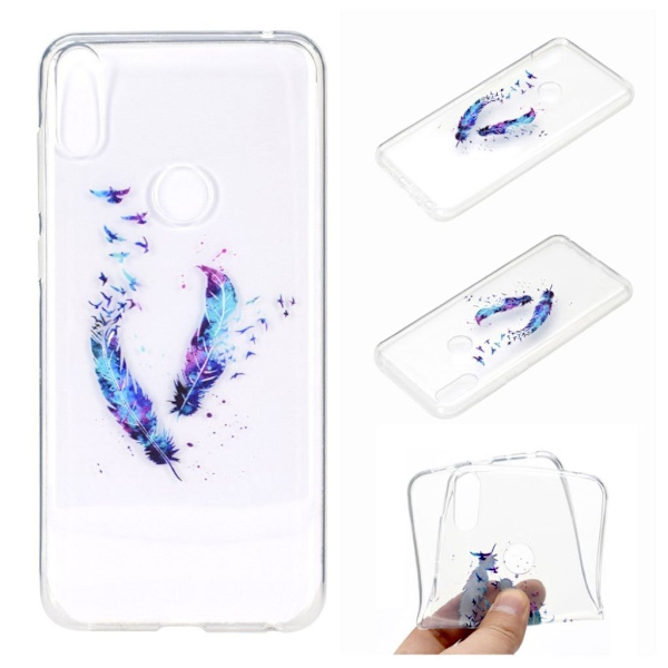 Deco ASUS ZenFone Max Pro (M2) case - Feather og Fugler Multicolor