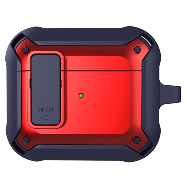 AirPods 3 snap-on lid design TPU case - Red / Blue Röd