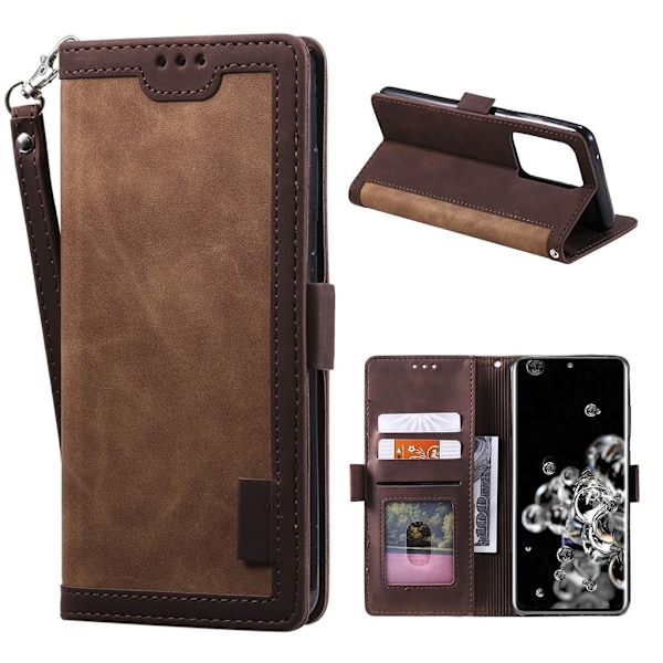 Suburbian läder Samsung Galaxy S20 Ultra fodral - Brun Brun
