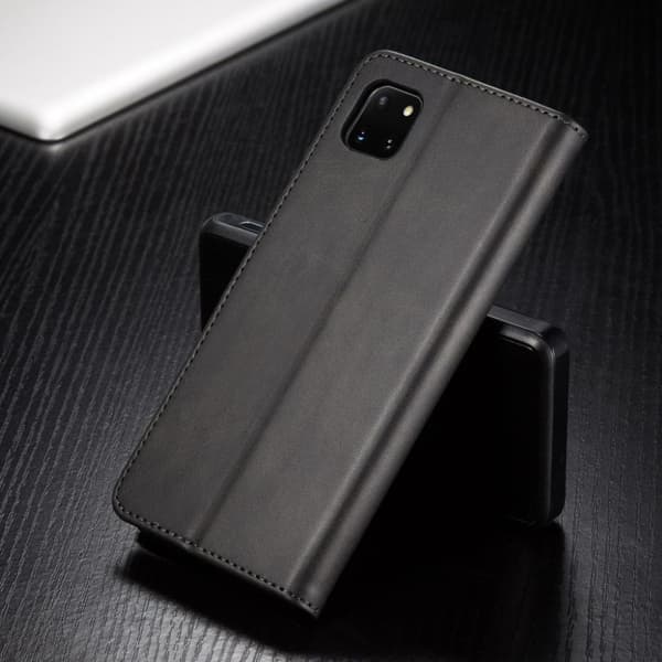 LC.IMEEKE Samsung Galaxy Note 10 Lite flip etui - Svart Black