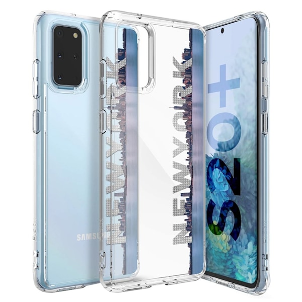 Ringke FUSION DESIGN - Samsung Galaxy S20 Plus - New York Transparent