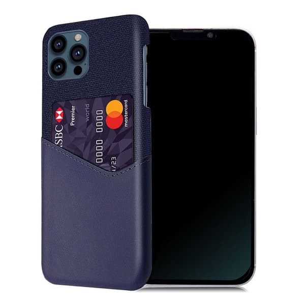 Bofink iPhone 13 Pro Max Card Suojakuori - Sininen Blue