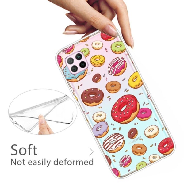Deco Huawei P40 Lite / Nova 6 SE Cover - Donuts Multicolor