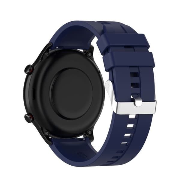 22 mm silikoneurrem til Amazfit-enheder - Midnatsblå Blue