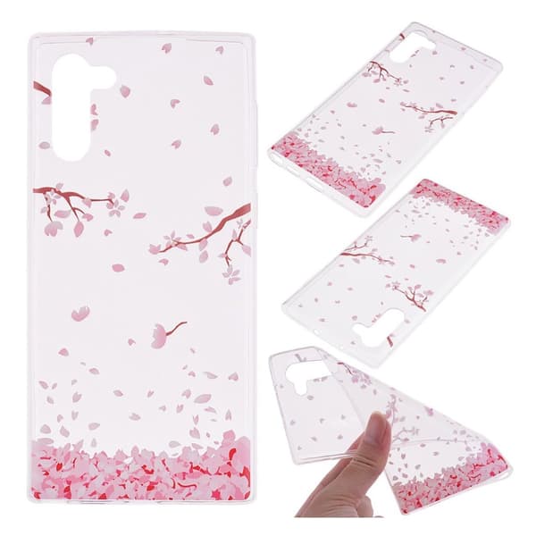 Deco Samsung Galaxy Note 10 cover - Smukke Blomster Pink