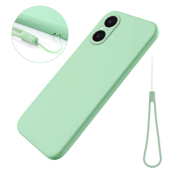 Matte Liquid silikone cover til Sony Xperia 5 V - Grøn Green