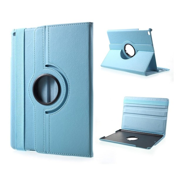 iPad (2017) Etui med 360 grader stand - Babyblå Blue