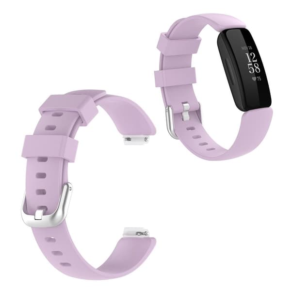 Fitbit Inspire 2 enkelt armbånd - Lyselilla / Størrelse: S Purple