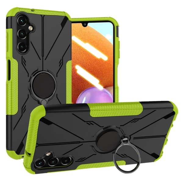 Kickstand-deksel med magnetisk ark for Samsung Galaxy A14 - Grønn Green