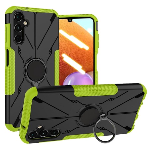 Kickstand-skydd med magnetisk platta för Samsung Galaxy A14 - Grön Grön