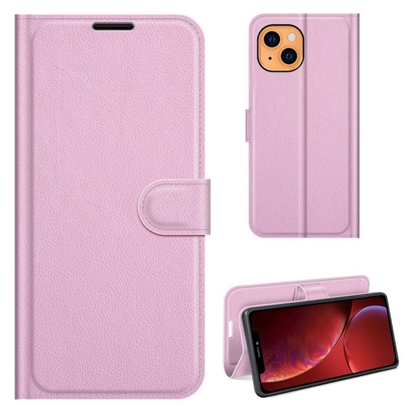 Classic iPhone 13 flip etui - Rosa Pink