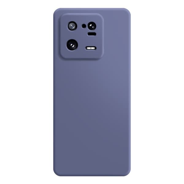 Avfaset anti-drop gummiert deksel for Xiaomi 13 Pro - Gråblå Blue