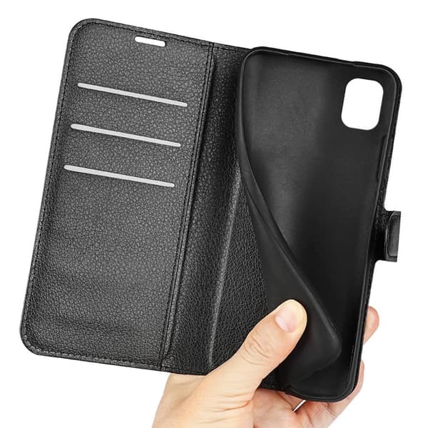 Classic Nokia C2 2nd Edition flip etui - Svart Black