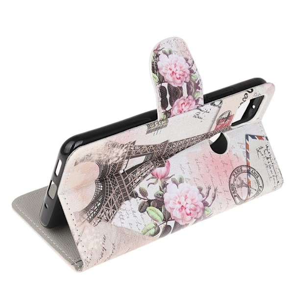 Wonderland Xiaomi Redmi 9C Flip etui - Eiffel tower Multicolor