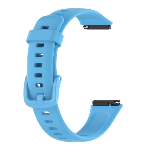 Huawei Band 7 silicone watch strap - Sky Blue Blå